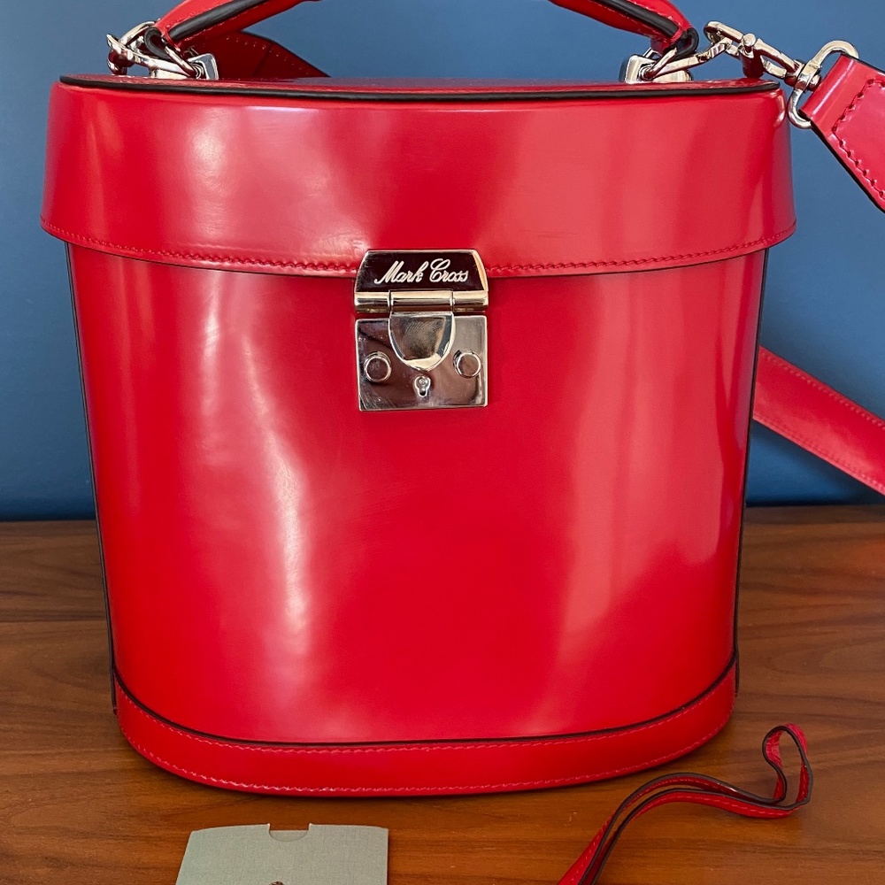 New & authenticated Mark Cross special edition Benchley bag